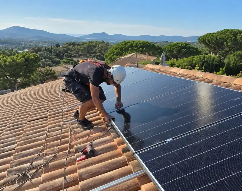 Installateur panneaux solaires Chénelette — pose photovoltaïque sur toiture